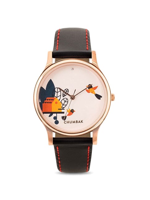 Chumbak QK2 Floral Bird Analog Watch for Women