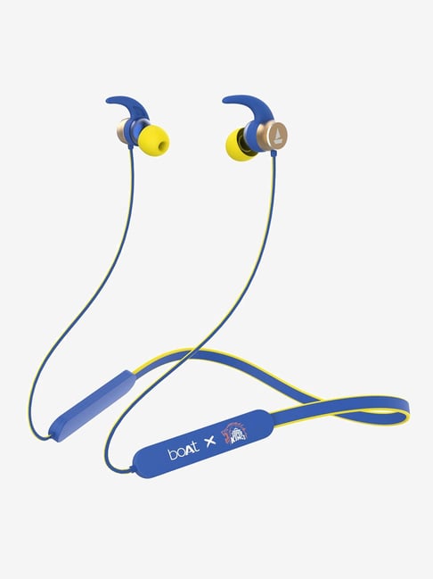 boAt Rockerz 255 T CSK Edition Wireless Headset with Super Extra Bass, IPX5 (CSK Blue)