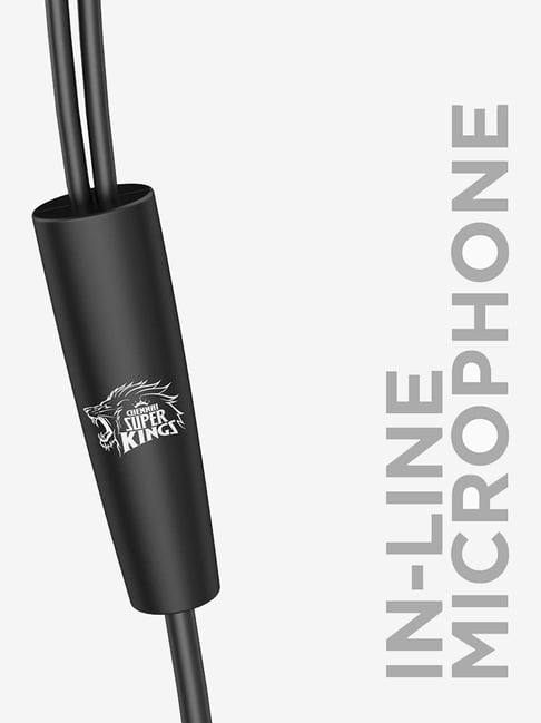 Buy boAt BassHeads 100 T CSK Edition Wired Earphones and Mic Online At