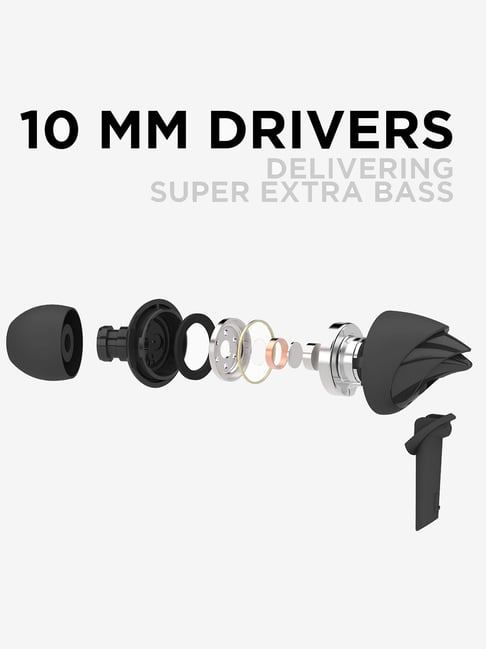 Buy boAt BassHeads 100 T CSK Edition Wired Earphones and Mic Online At