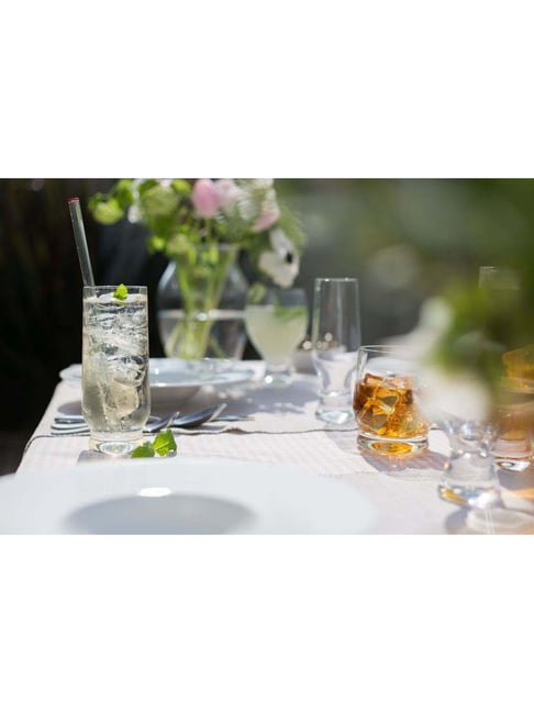 DARTINGTON Crystal Home Bar Long Drinking Glasses (380 ml) - Set of 4-picture-21