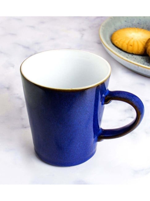 Buy DENBY Imperial Blue Stoneware Mug (250 ml) Set of at Best