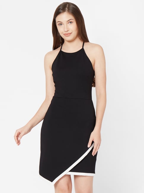 Buy Bebe Black Comfort Fit Dress For Women Online Tata Cliq