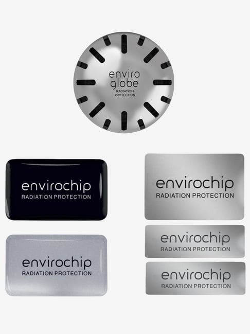 Envirochip Immunity Booster + Radiation Protection - 1 Enviroglobe + 2 Mobile chip + 1 Laptop chip (Silver)