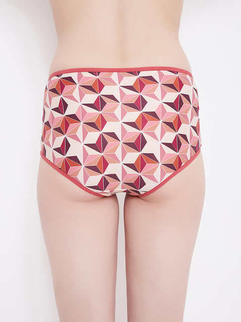 Buy Clovia Pink Printed Hipster Panty for Women Online @ Tata CLiQ