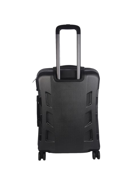 Buy Swiss Military Black 8 Wheels Hard Cabin Trolley 44 cm Online At