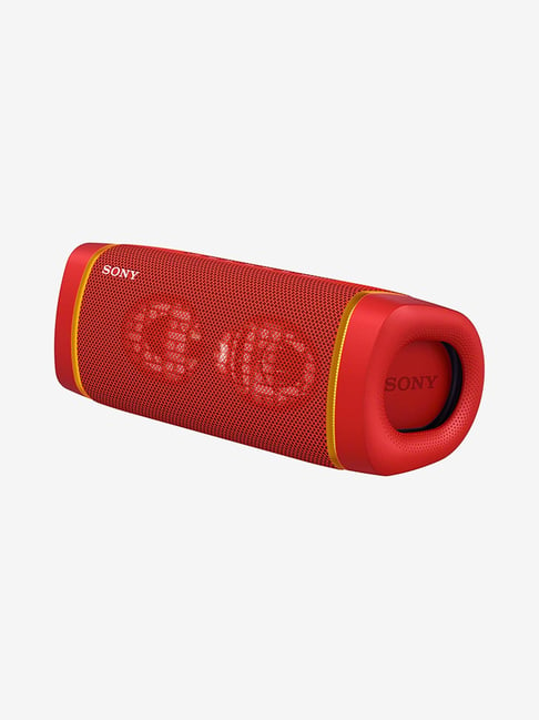 Sony SRS-XB33 Wireless Extra Bass Bluetooth Speaker with Speakerphone (Red)