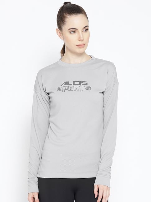 ALCIS Grey Slim Fit Sweatshirt-picture-19