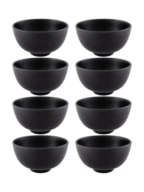 Goodhomes Black Melamine 16 Piece Dinner Set at Best Price Tata CLiQ