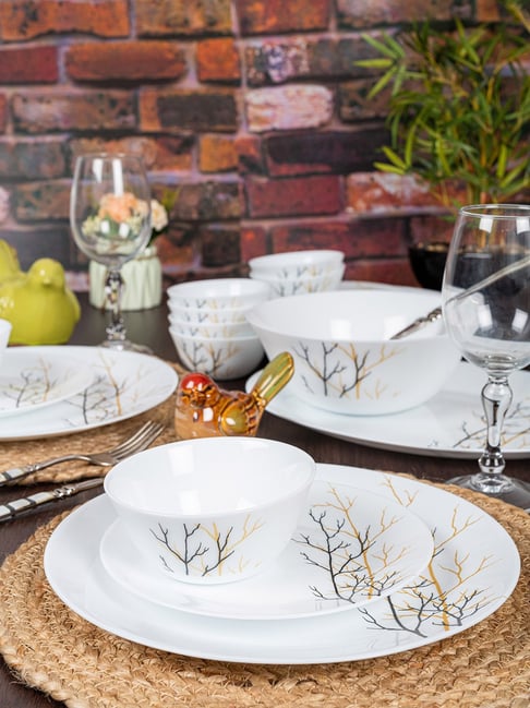 La opala dinner set 27 outlet pieces