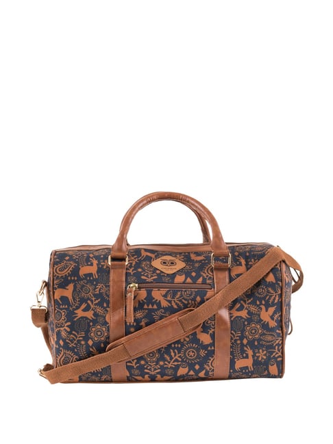 Buy Chumbak Floral Tan Medium Duffle Bag For Women At Best Price Tata