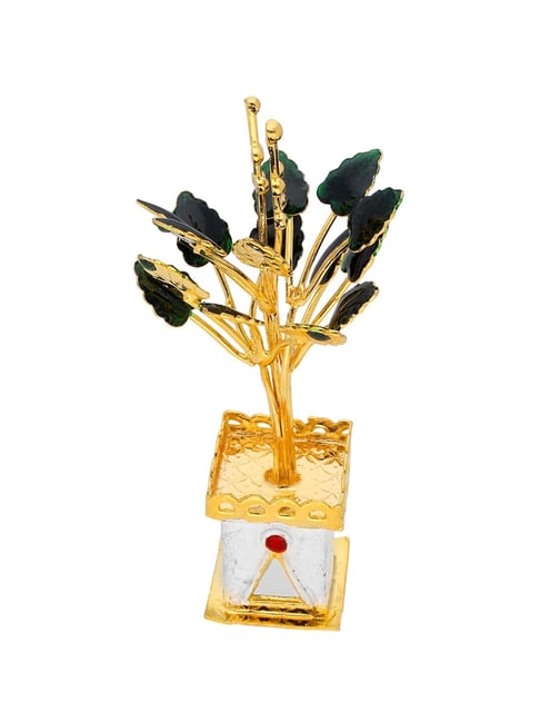 Sri Jagdamba Pearls 0.8 Silver Tulsi Stand-picture-44