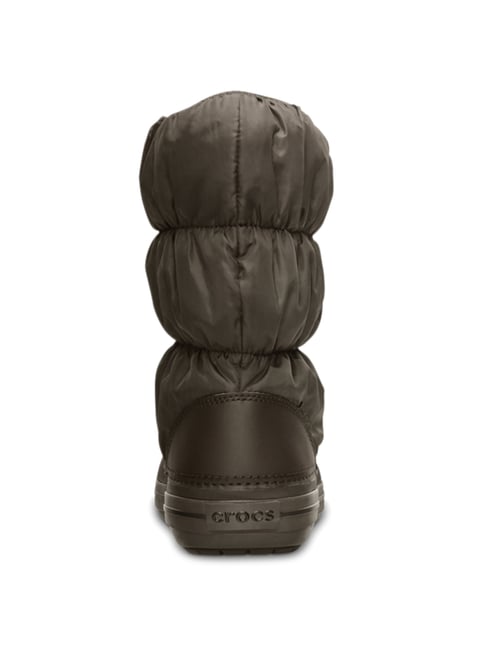 Buy Crocs Winter Puff Espresso Snow Boots for Women at Best Price