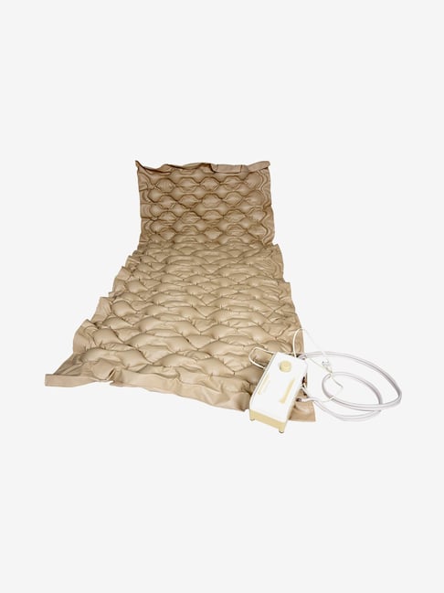 AccuSure Anti Decubitus Air Mattress with Air Pump (Beige)