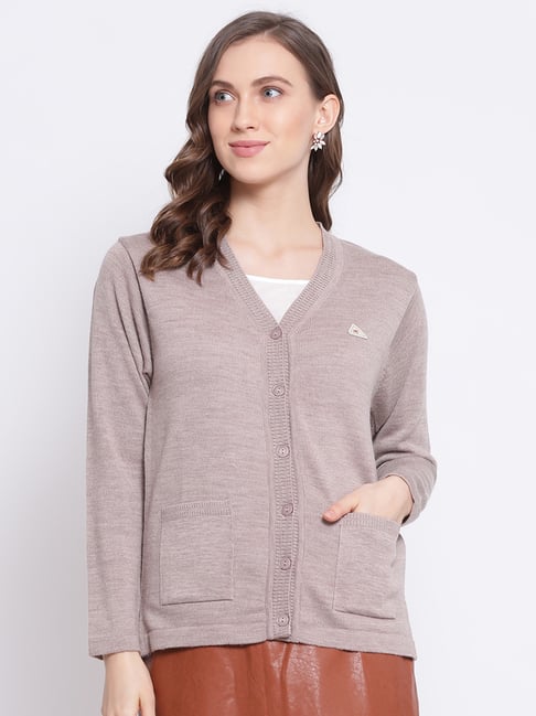 beige cardigan top