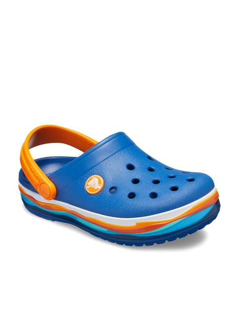 blue jean crocs