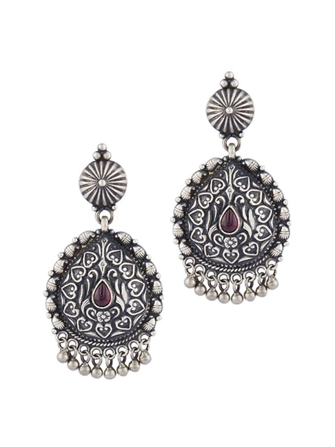 Buy Sky Blue Pasa Design Earrings For Women Online Collection Online From  Surat Wholesale Shop