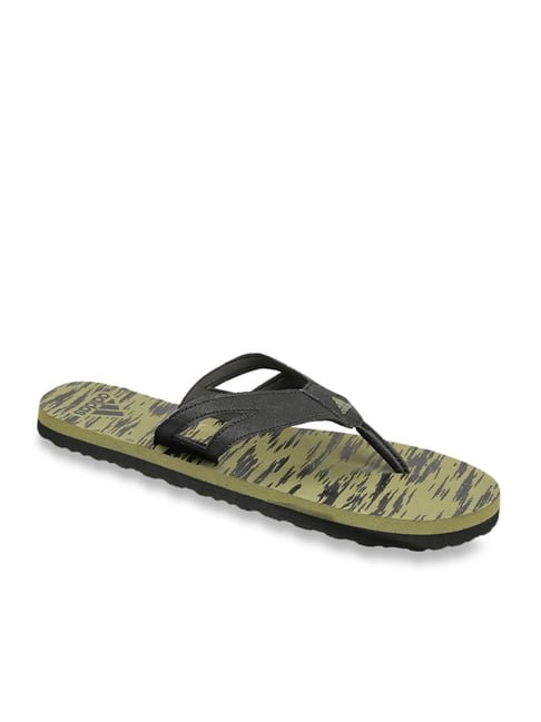 Adidas Men's Ozor III Black Flip Flops