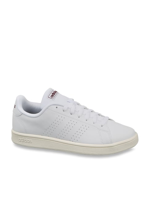 adidas gazelle silver green womens Shop White Mens Advantage Base Sneakers – Shoebacca main image 1