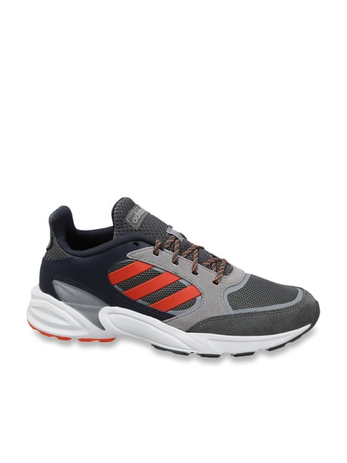 Buy Adidas 90s Valasion Dark Grey Running Shoes for Men at Best Price Tata CLiQ