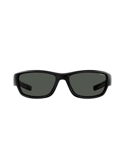 Buy Polaroid PLD 7028/S Black Polarized Wraparound Sunglasses