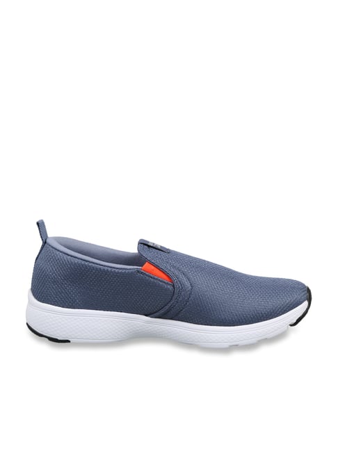 blue walking trainers