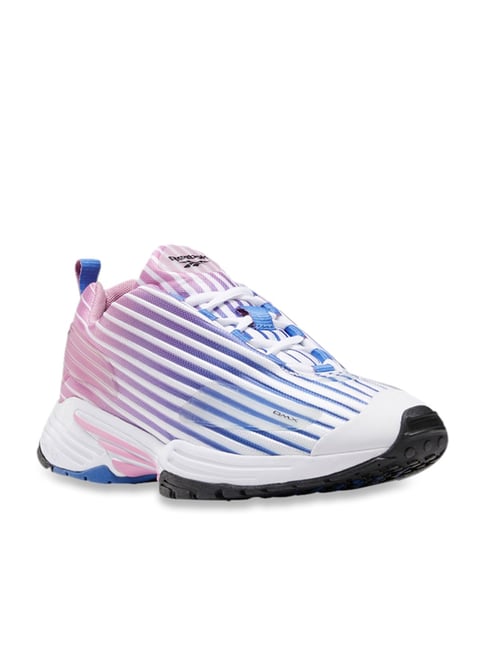 reebok pink and blue shoes