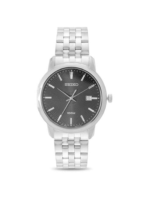 Seiko Analog Black Dial Men's Watch-SUR261P1
