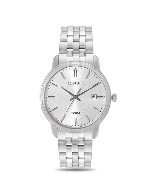Seiko Luxury Analogue Men's Watch(White Dial White Colored  Strap)-TTMM_Lu_671