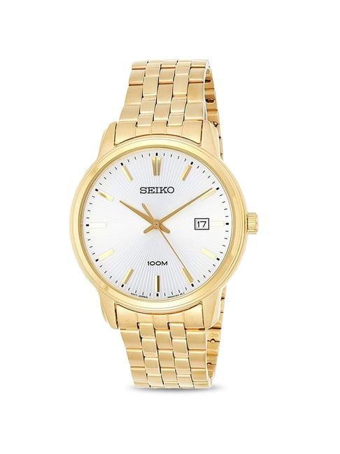 Seiko Casual Analog White Dial Men's Watch-SUR264P1