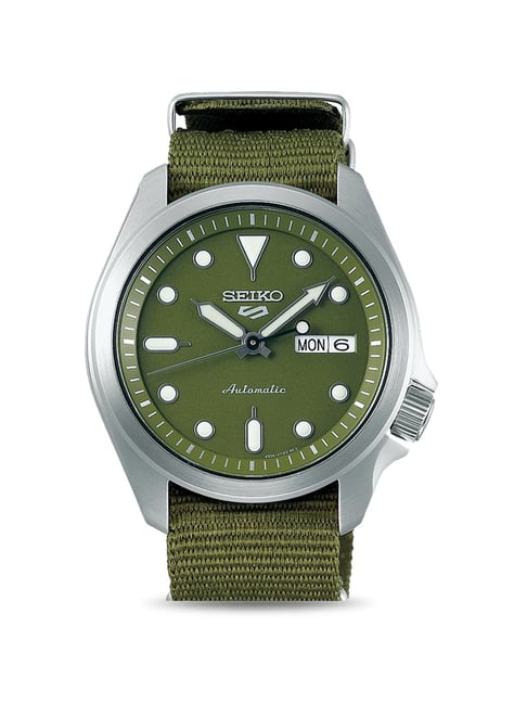 Seiko Analog Green Dial Men's Watch-SRPE65K1