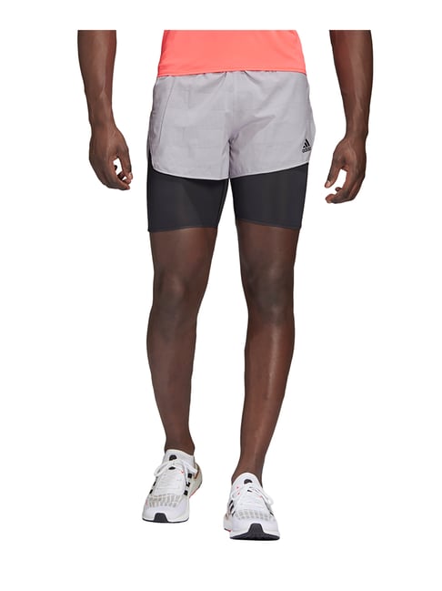 Buy Adidas SHORT Grey Regular Fit Running Shorts for Men