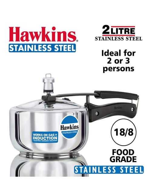 Cooker 2 litre stainless steel sale