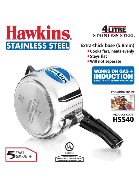 Hawkins stainless steel pressure cooker review  Detailed review Hawkins steel  pressure cooker 