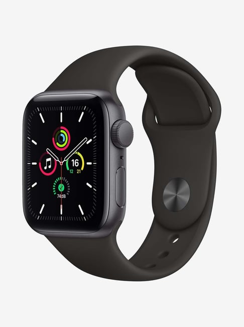 New Apple Watch SE (GPS, 40mm) - Space Grey Aluminium Case with Black Sport  Band
