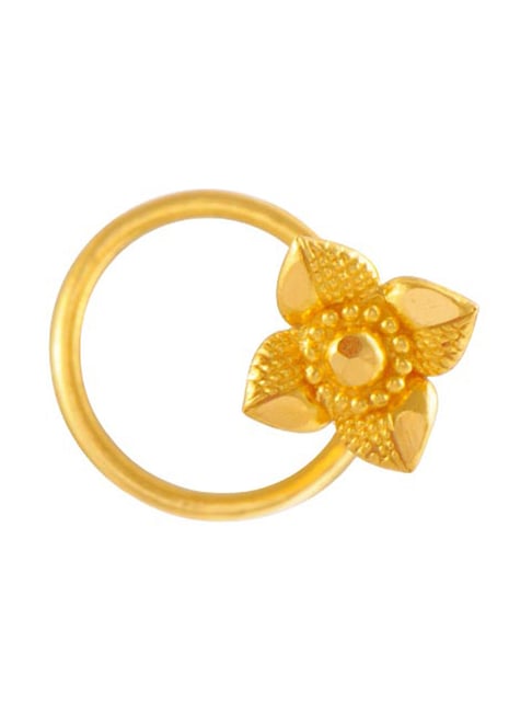 P.C. Chandra Jewellers 22k Gold Nosepin for Women-picture-10