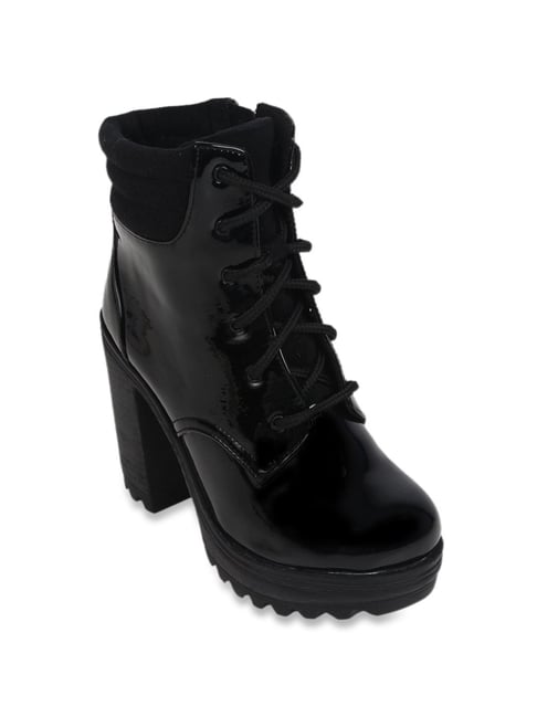 Catwalk Women's Black Casual Booties