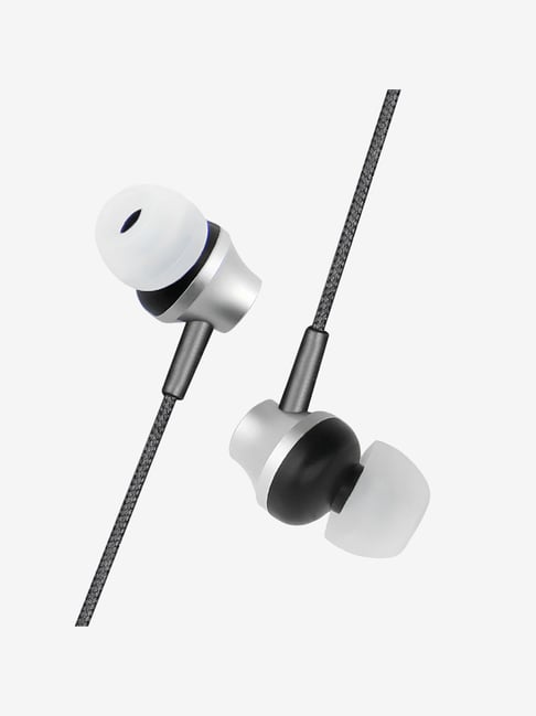 Crossloop Daily Fashion Wired Earphone With Mic (CSLE105, Silver)