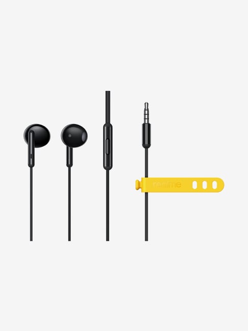 realme Buds Classic Wired Earphone with Microphone (Black)