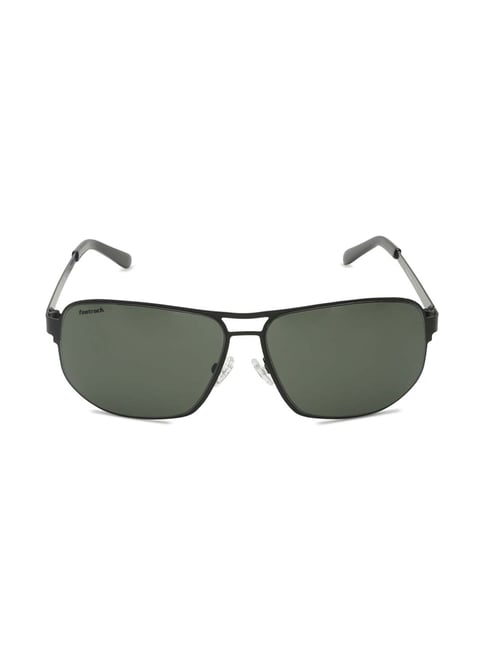 Buy UV protected Square Men's Sunglasses (P357BK1|41 millimeters|Smoke  (Grey/Black)) at Amazon.in