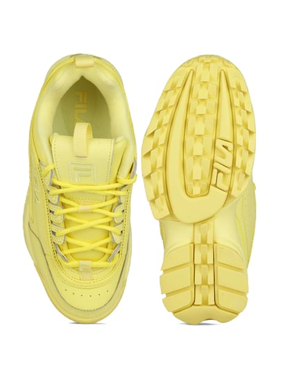 Fila sale all yellow