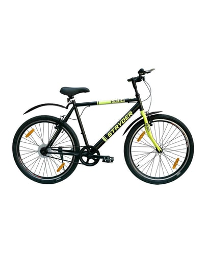 Stryder I Ride Black Green MTB Comfort Bicycle 26 inch Wheel