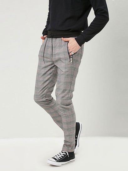 Forever 21 best sale men plaid pants