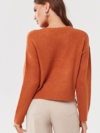 Forever 21 burnt outlet orange sweater