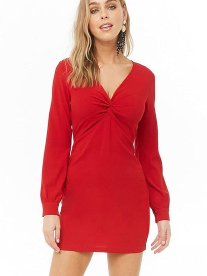 Forever 21 red mini dress sale