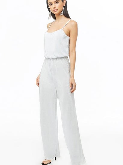 Forever 21 sales silver jumpsuit