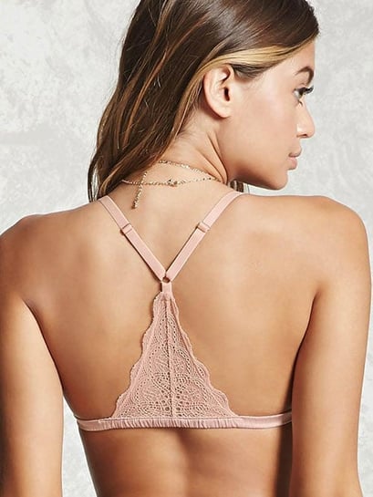 Buy Forever 21 Nude Lace Bralette Bra for Women Online @ Tata CLiQ