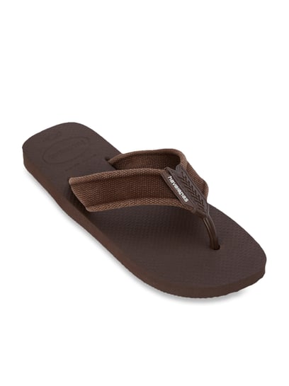 Buy Havaianas Urban Basic II Brown Flip Flops for Men at Best