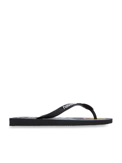 Mens black best sale havaianas flip flops