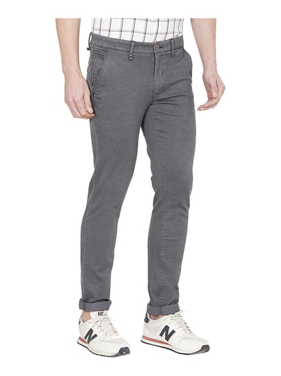 Buy OXEMBERG Slim Fit Men Grey Trousers Online at Best Prices in India |  Flipkart.com